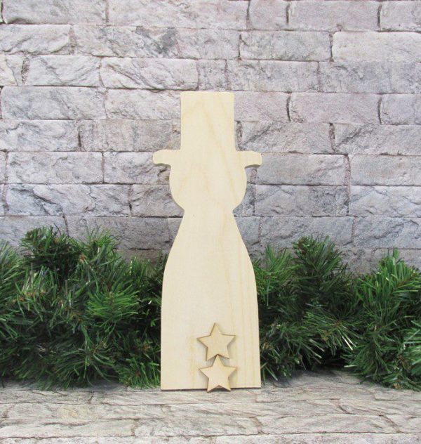 10" Snowman Cutout
