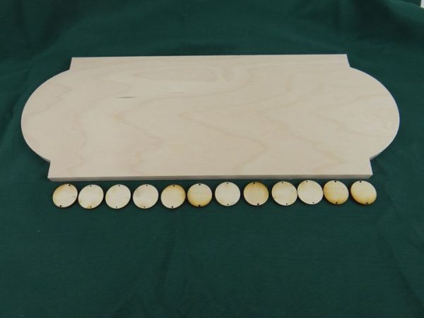 Wood Birthday Celebration Board