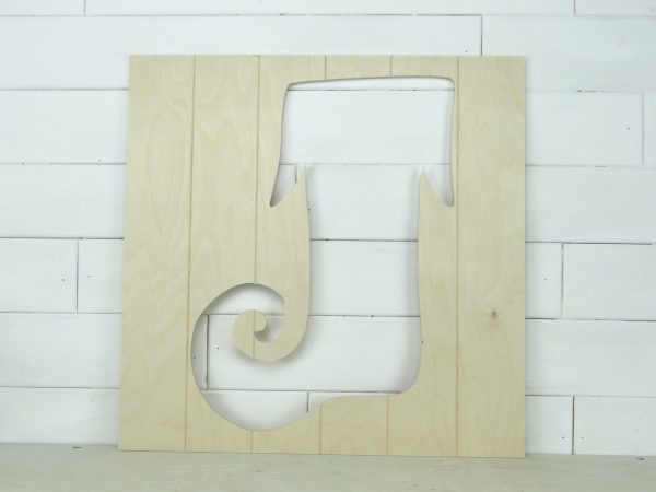Elf Stocking Reverse Cutout