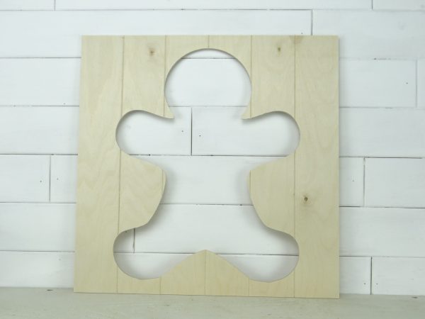 Gingerbread Reverse Cutout