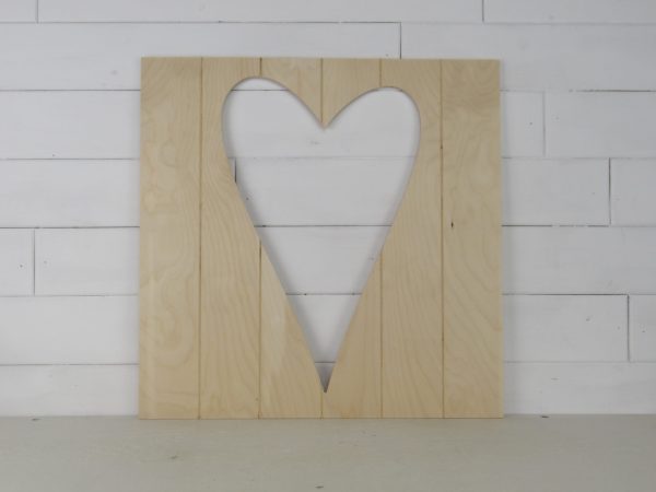 Reverse Cut Prim Heart