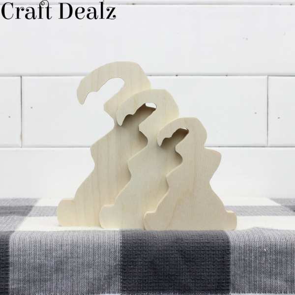 Wood Freestanding Santa Hat