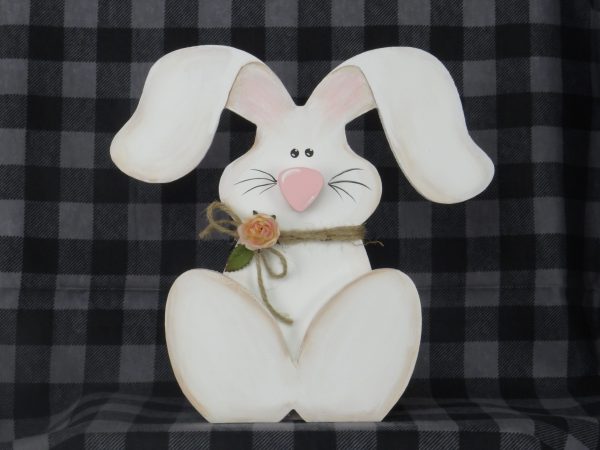 Wood 3 Piece Sitting Bunny