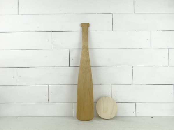 Wood Bat and Ball