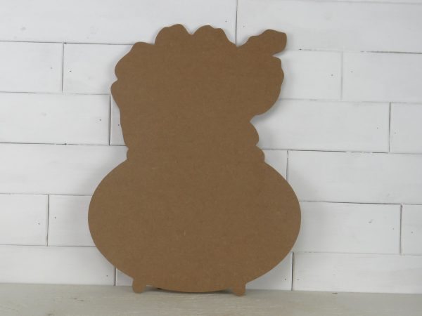 Wood Witches in a Pot Cutout