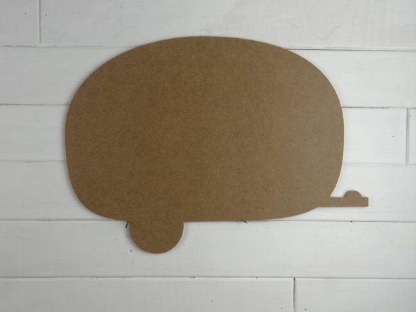 Wooden Camper Cutout