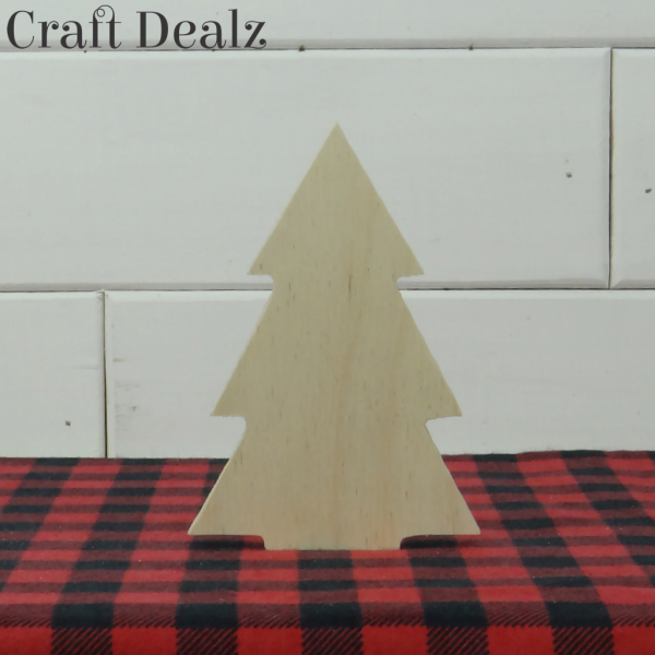 Wooden Downswept Tree Cutout