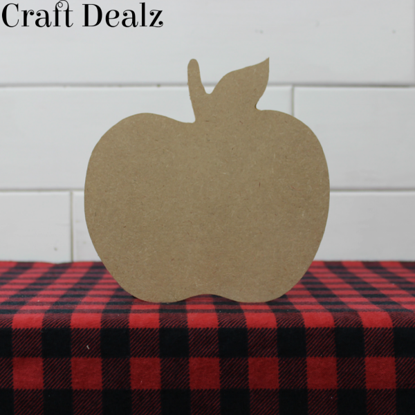 Wooden Apple Cutout
