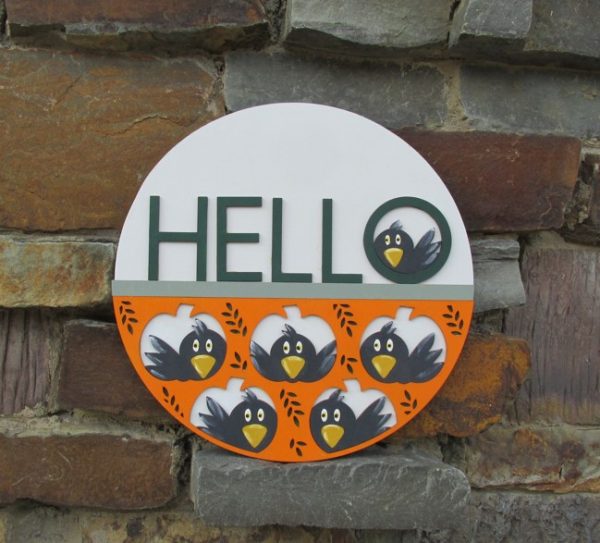 Hello with Crows Overlay - Image 3