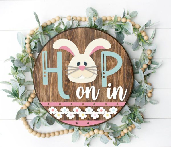 Hop On In Bunny Face Overlay