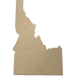 Idaho Wood State Cutout