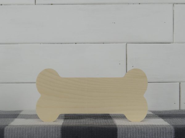 Wood Dog Bone Cutout