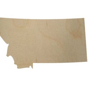Wood Montana State Shape