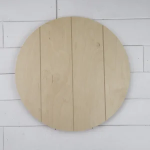 Round Birch Faux Pallet Sign Blanks