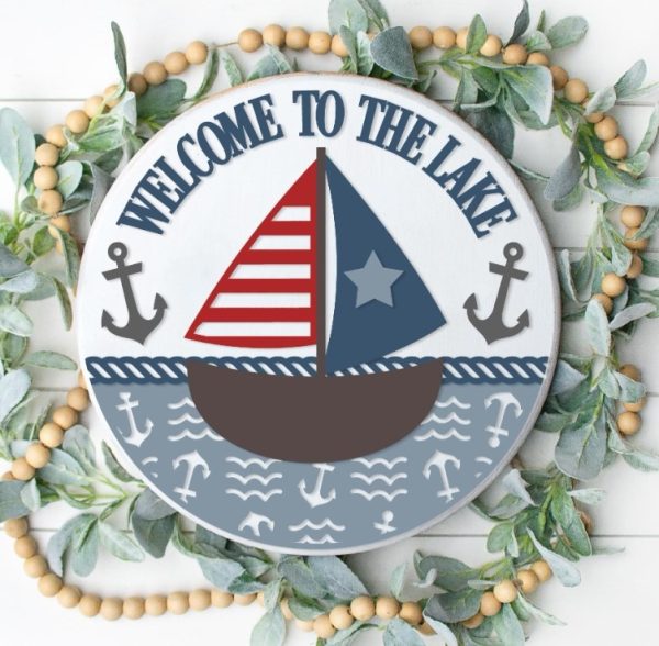 Buy Welcome to the Lake Overlay at Craft Dealz