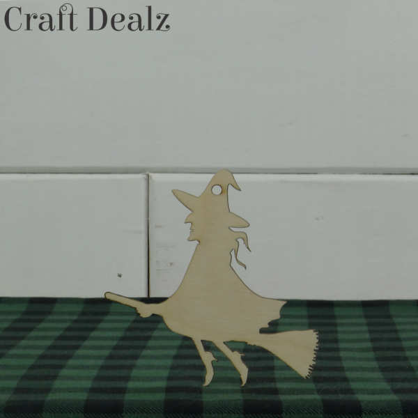 Witch on Broom Charm 6 Pack